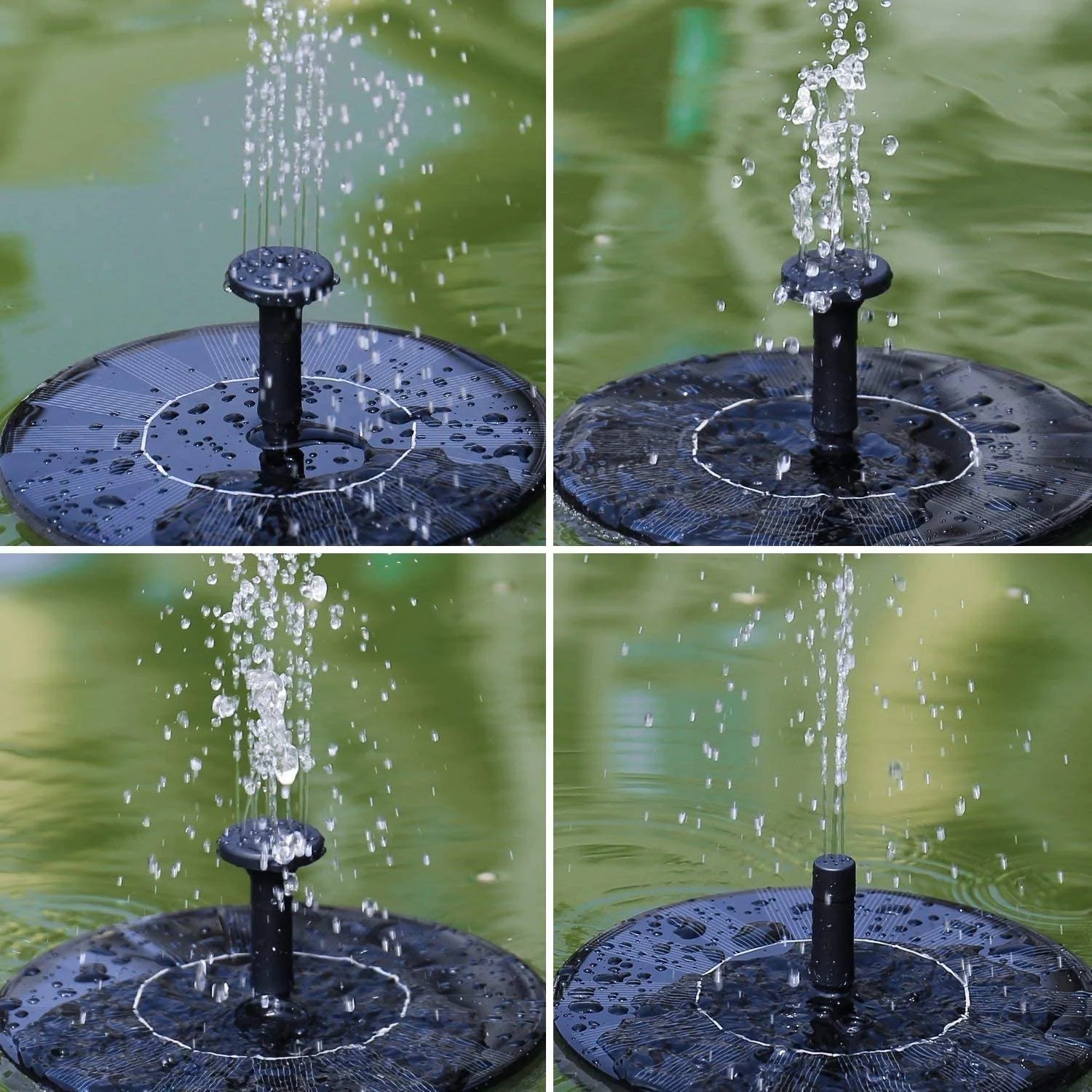 Mini Solar Water Fountain Pool Pond - Homevalley.co.uk
