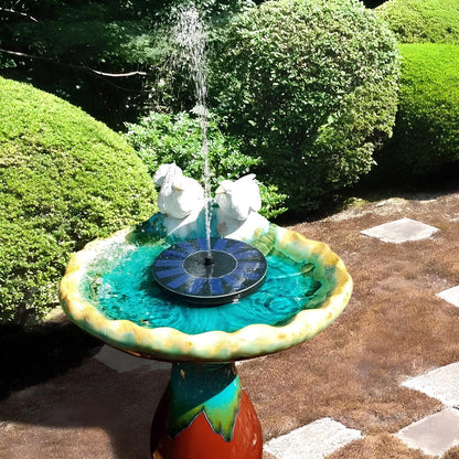 Mini Solar Water Fountain Pool Pond - Homevalley.co.uk