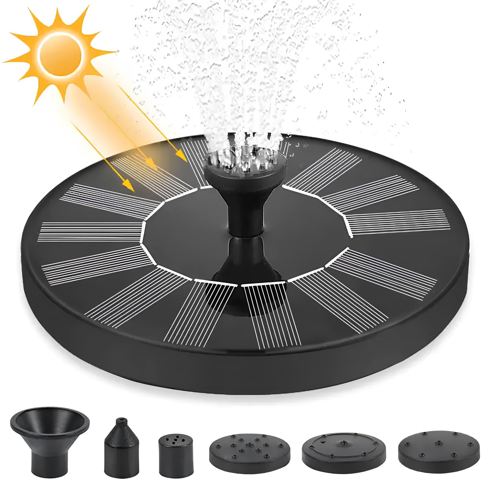 Mini Solar Water Fountain Pool Pond - Homevalley.co.uk