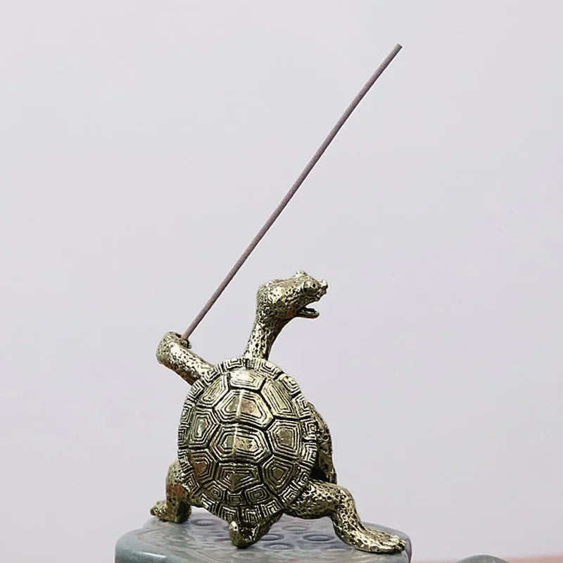 Mini Turtle Shape Incense Stick Holder Gift Home Decor - Homevalley.co.uk