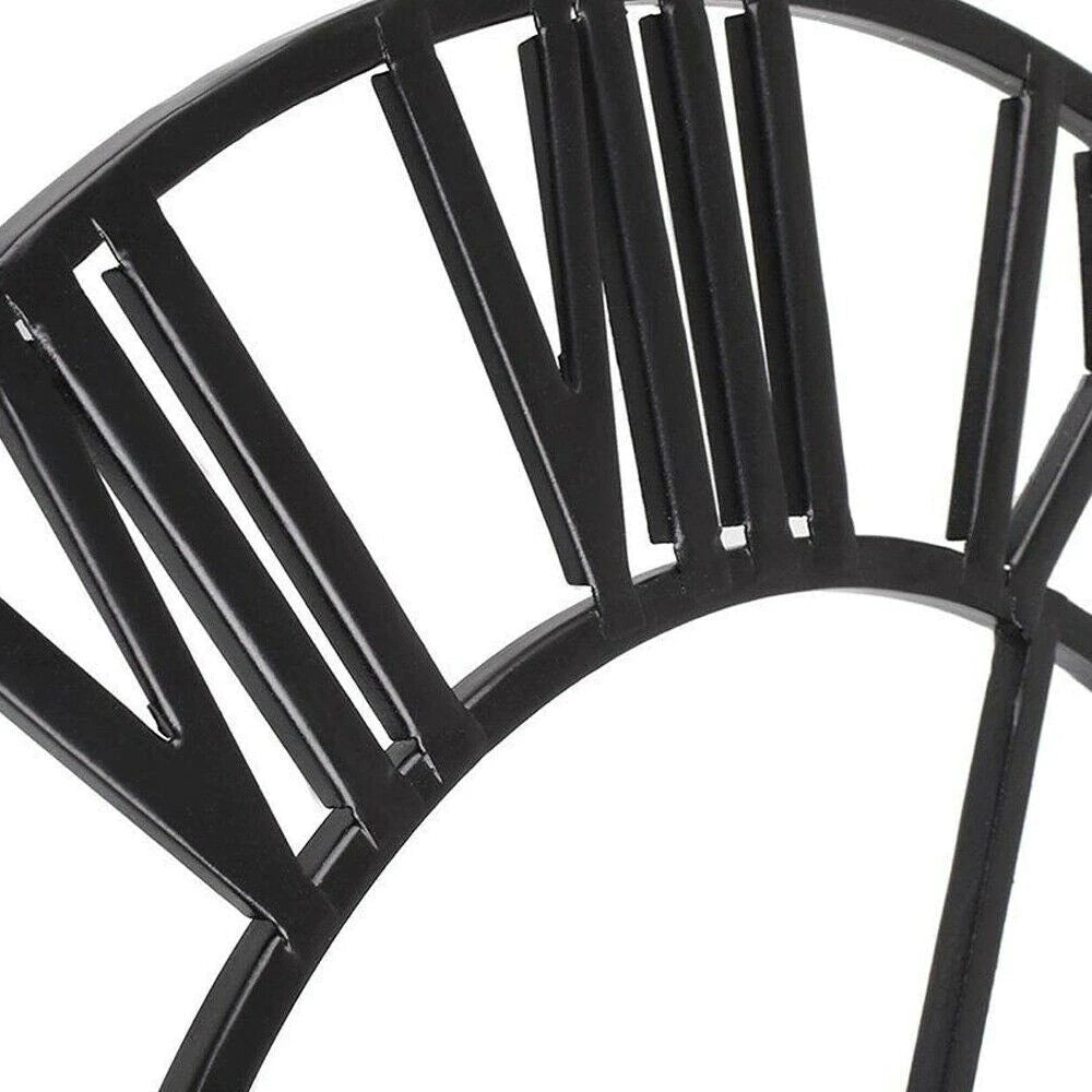 Modern 3D Large Wall Clock with Roman Numerals - Homevalley.co.uk