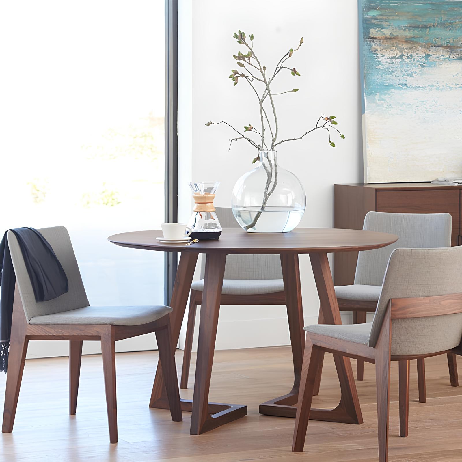Modern Round Dining Table - Homevalley.co.uk