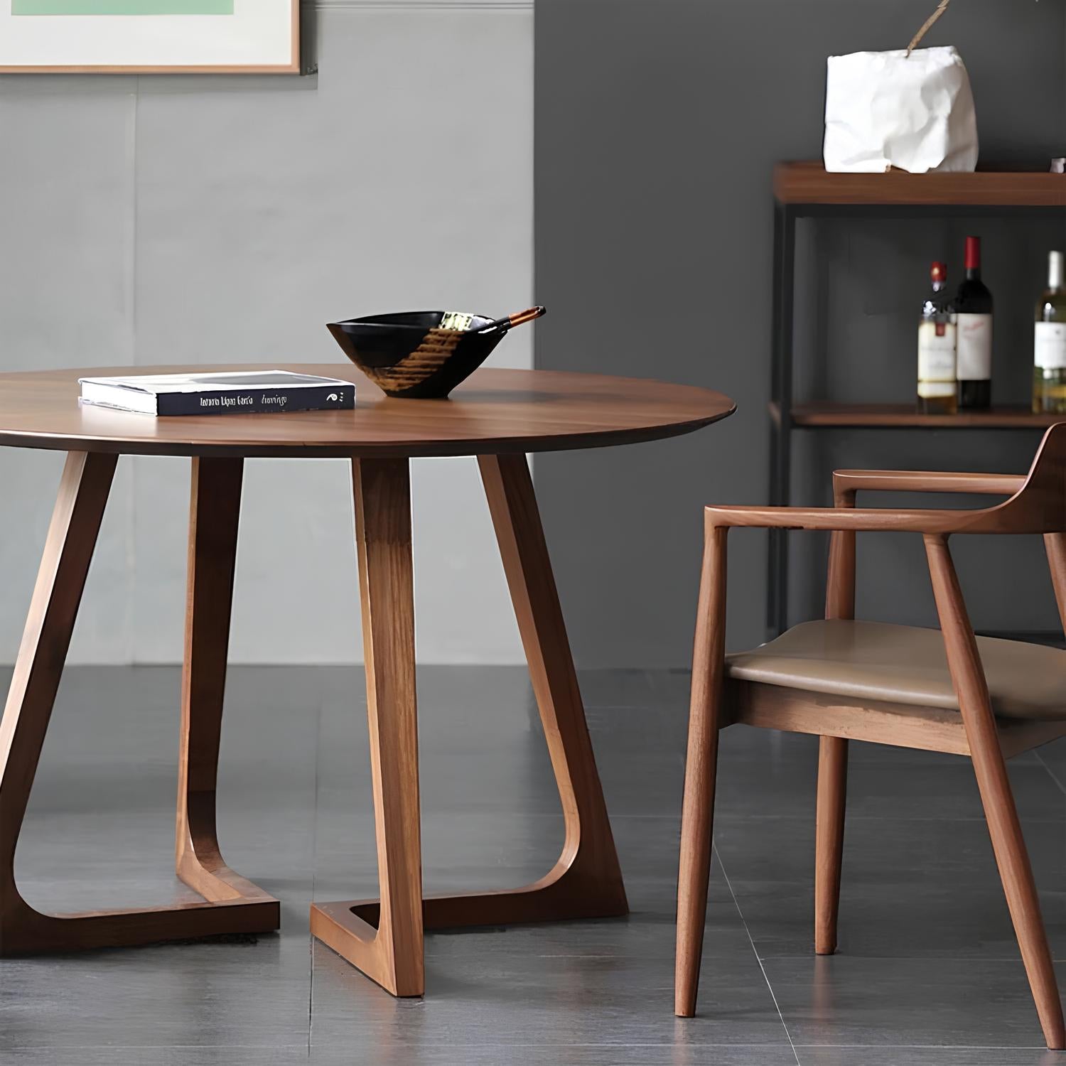 Modern Round Dining Table - Homevalley.co.uk