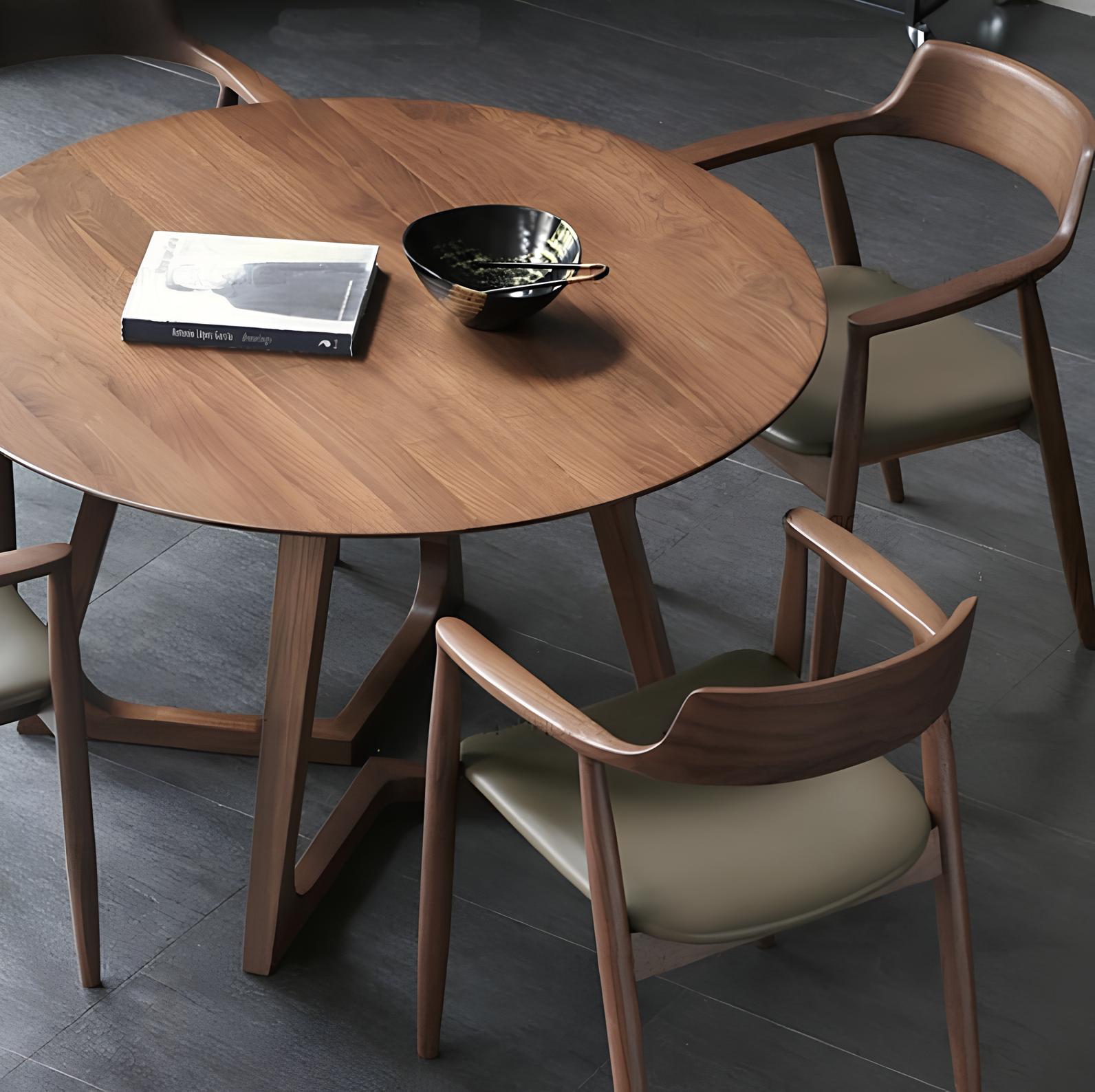 Modern Round Dining Table - Homevalley.co.uk