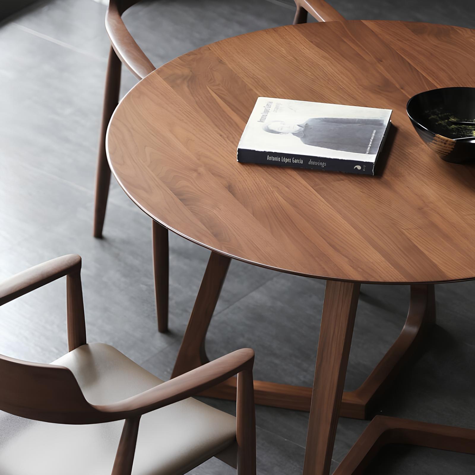 Modern Round Dining Table - Homevalley.co.uk