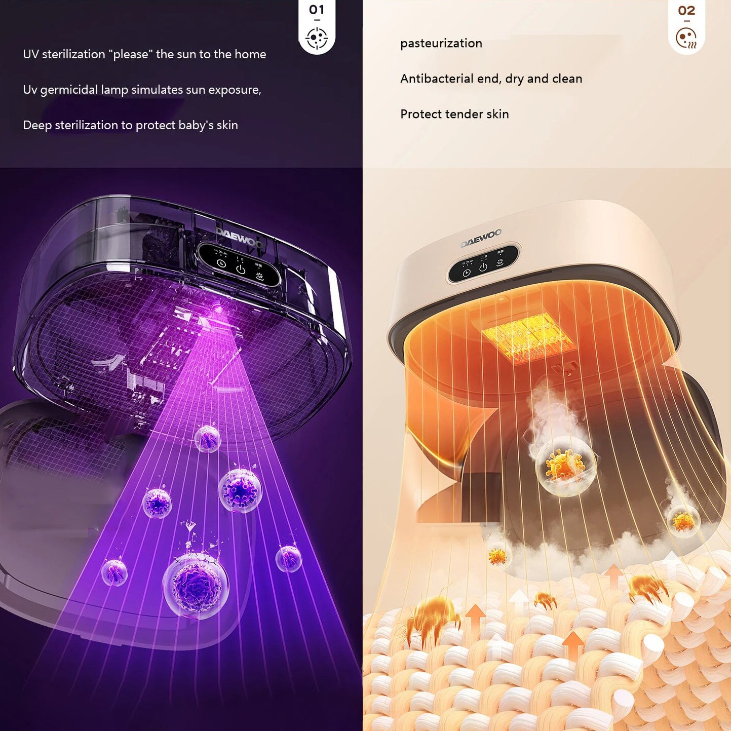 Multifunctional Electric Foldable Clothes Drying Machine - Homevalley.co.uk