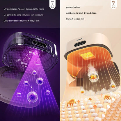 Multifunctional Electric Foldable Clothes Drying Machine - Homevalley.co.uk