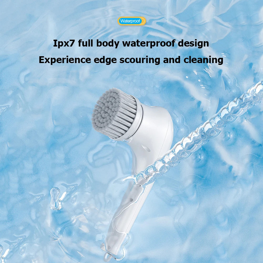 Multifunctional USB Rechargeable Electric Rotary Cleaning Brush - Homevalley.co.uk