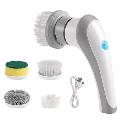 Multifunctional USB Rechargeable Electric Rotary Cleaning Brush - Homevalley.co.uk