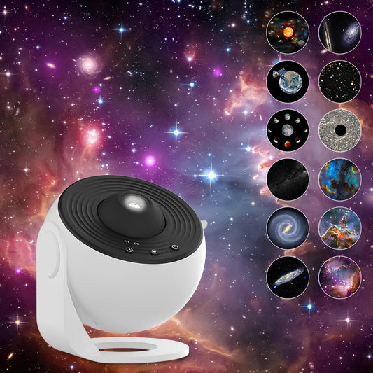 Night Light Galaxy Projector Starry Sky Projector 360° Rotate Planetarium Lamp Bedroom - Homevalley.co.uk