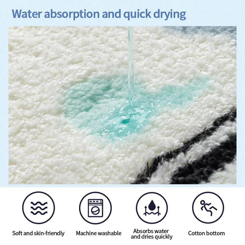 Non-Slip Absorbent Bathroom Mat – Soft, Safe, and Stylish for Every Bathroom - Homevalley.co.uk