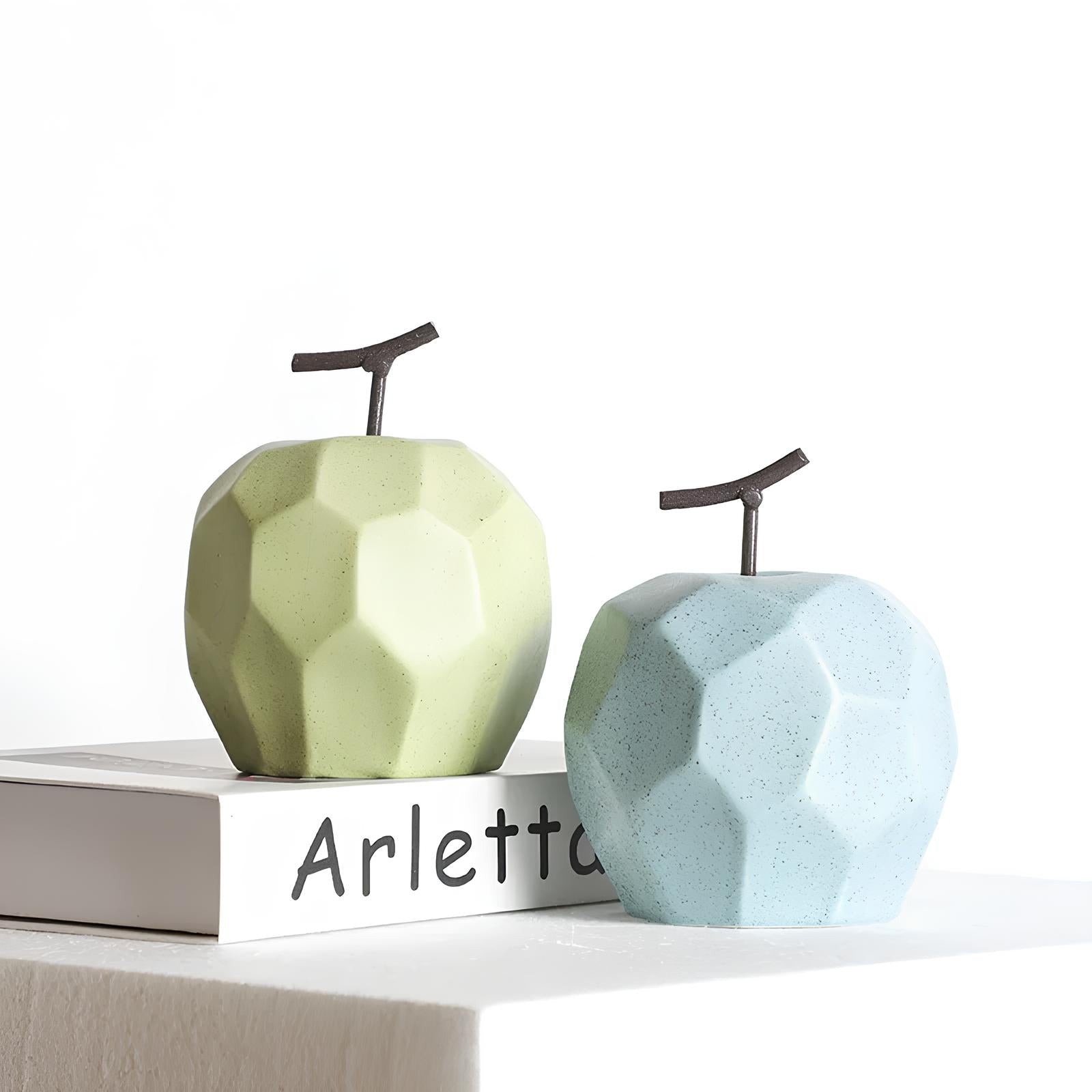 Nordic Abstract Apple Pear Fruit Ornament - Homevalley.co.uk
