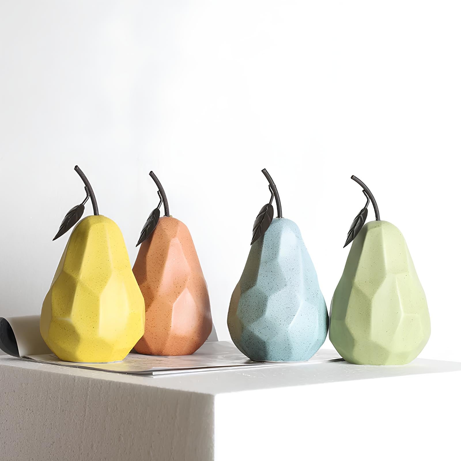 Nordic Abstract Apple Pear Fruit Ornament - Homevalley.co.uk