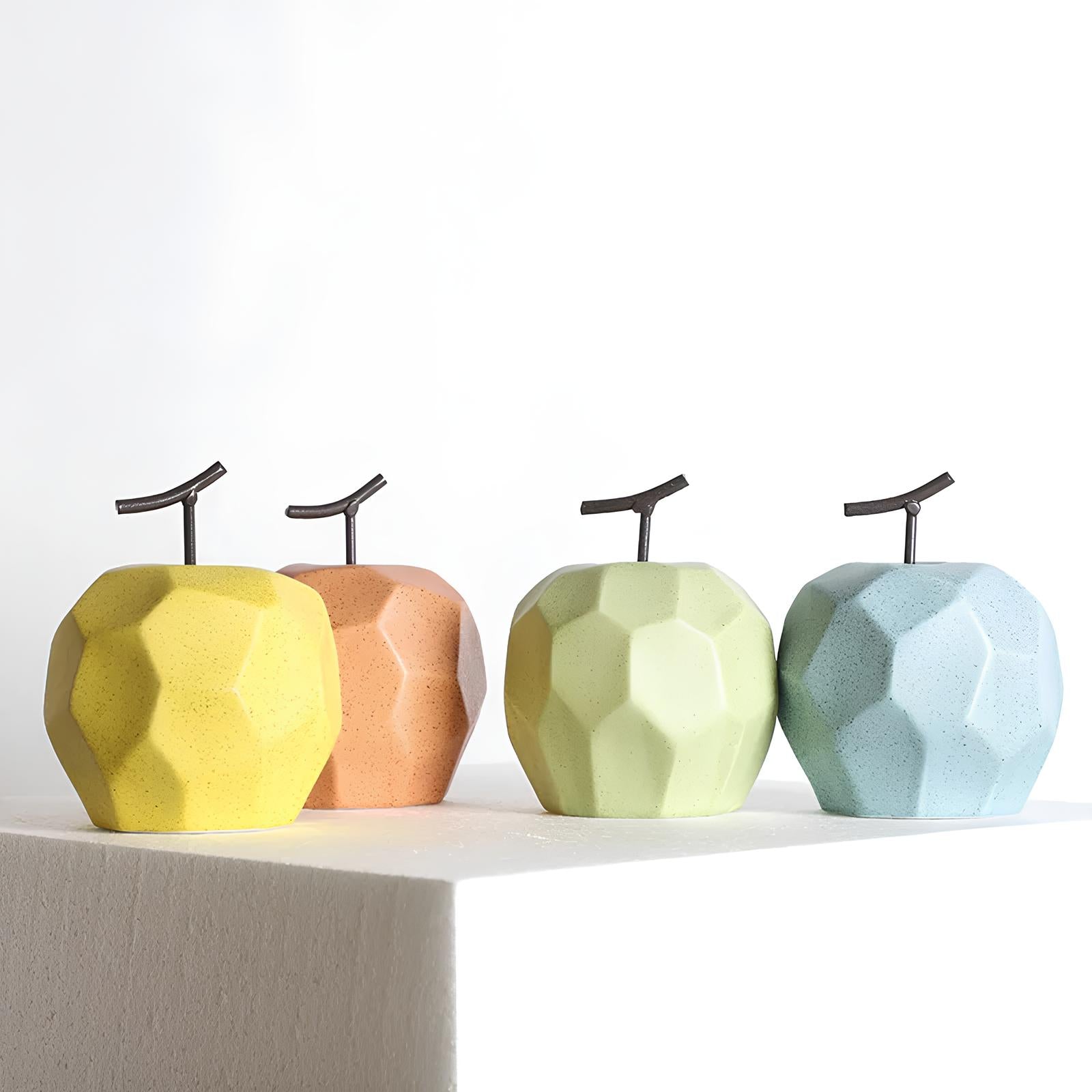 Nordic Abstract Apple Pear Fruit Ornament - Homevalley.co.uk