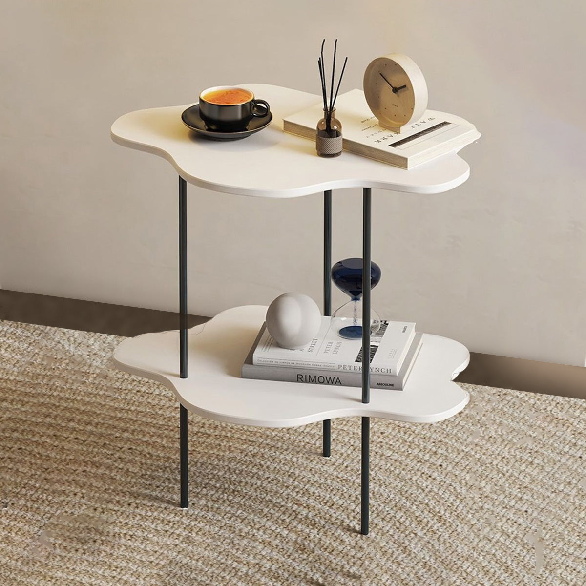 Nordic Cloud Shaped Small Coffee- Side- End Table - Homevalley.co.uk