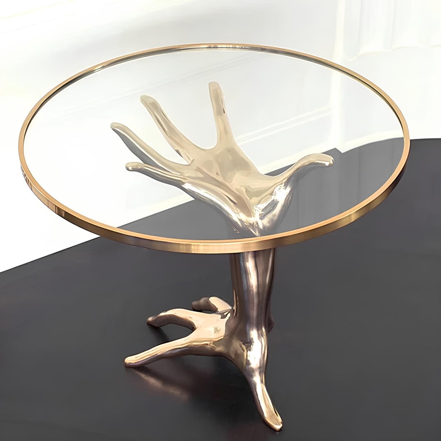 Nordic Design Modern Round Coffee Side Table - Homevalley.co.uk