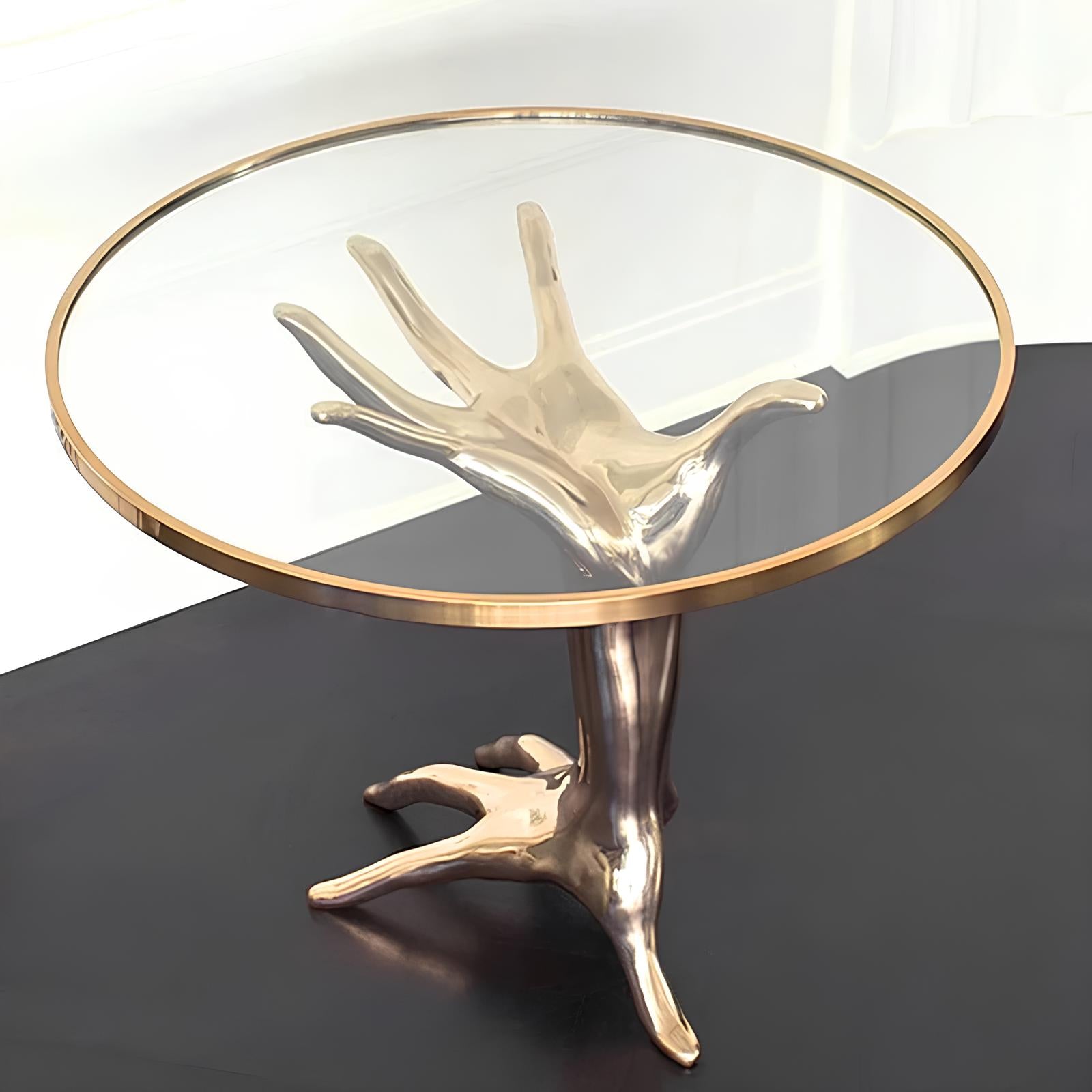Nordic Design Modern Round Coffee Side Table - Homevalley.co.uk