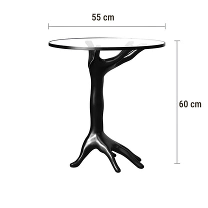 Nordic Design Modern Round Coffee Side Table - Homevalley.co.uk