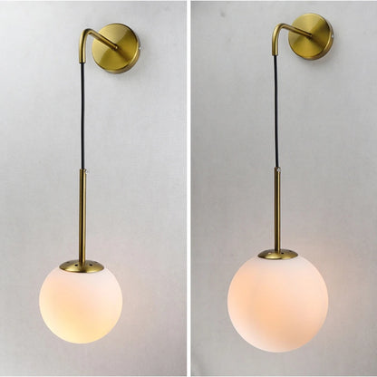 Nordic Glass Wall Light - Homevalley.co.uk