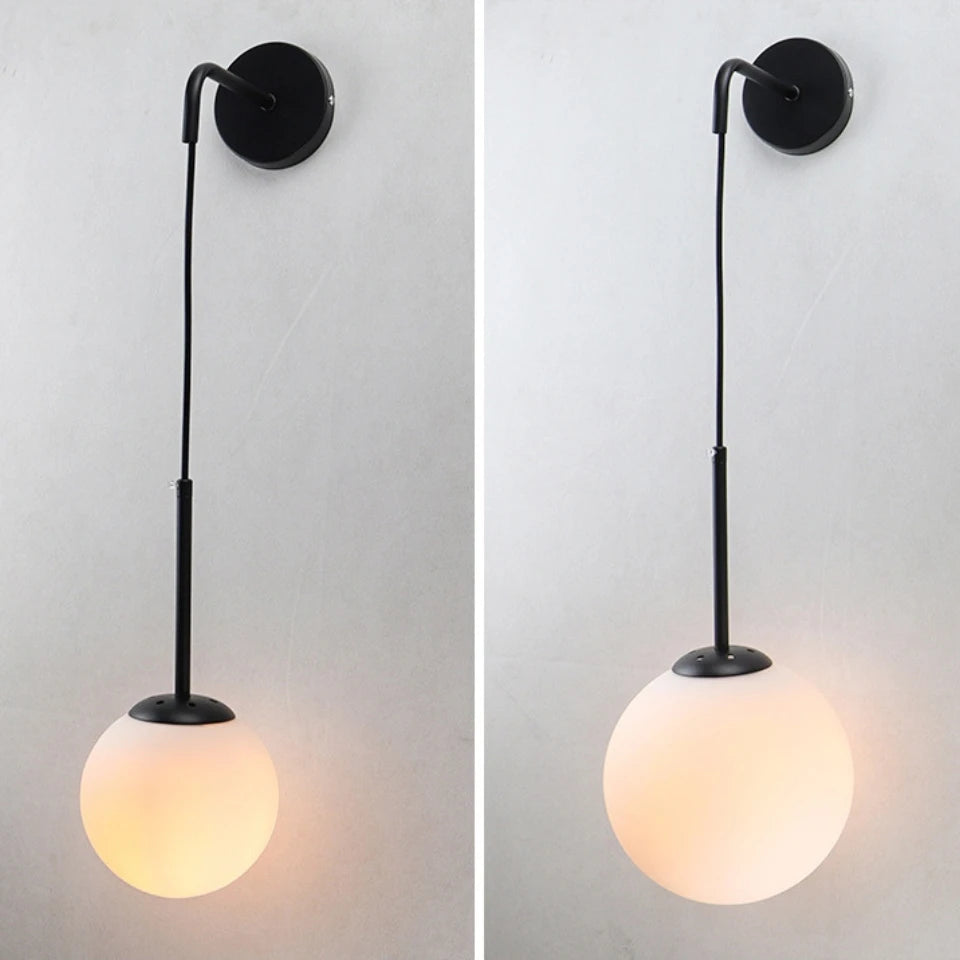 Nordic Glass Wall Light - Homevalley.co.uk