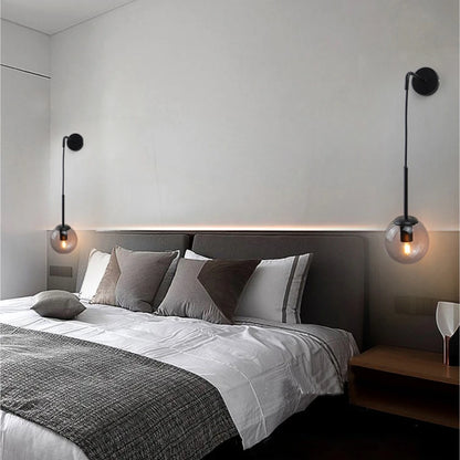 Nordic Glass Wall Light - Homevalley.co.uk