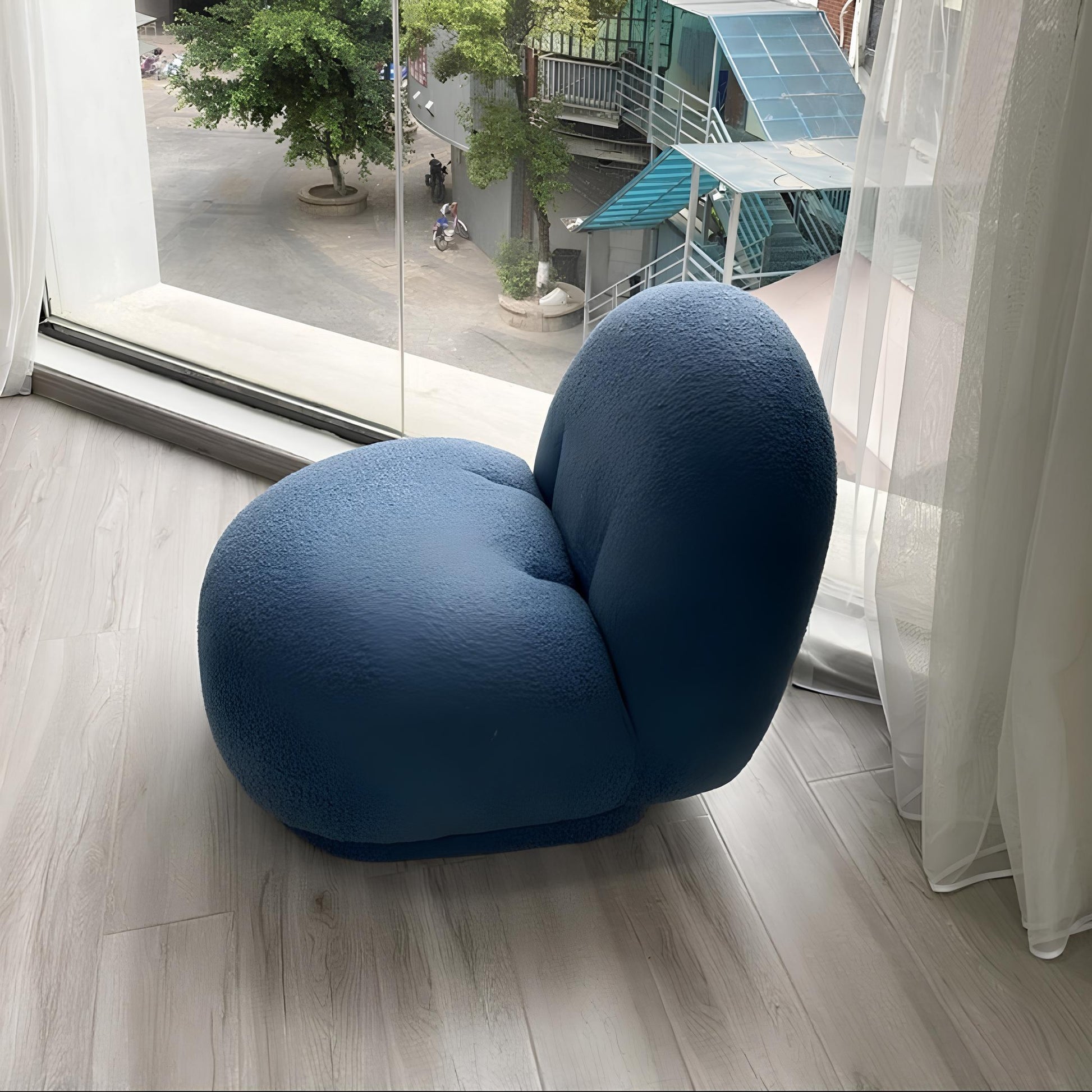 Nordic Lamb Velvet Chair Seat - Homevalley.co.uk