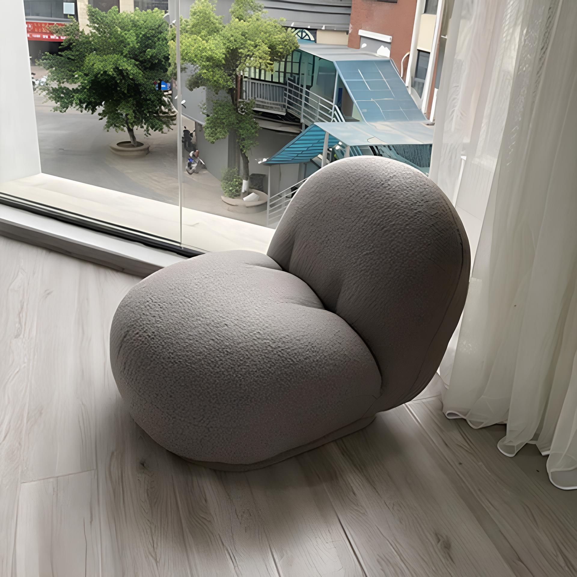 Nordic Lamb Velvet Chair Seat - Homevalley.co.uk
