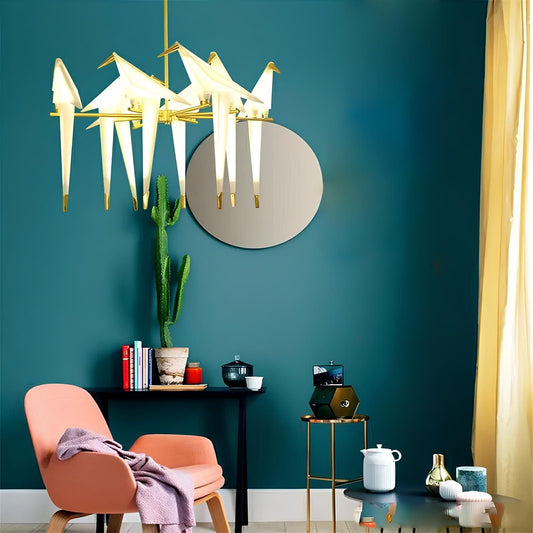 Origami Bird Ceiling Light Chandelier Lamp - Homevalley.co.uk