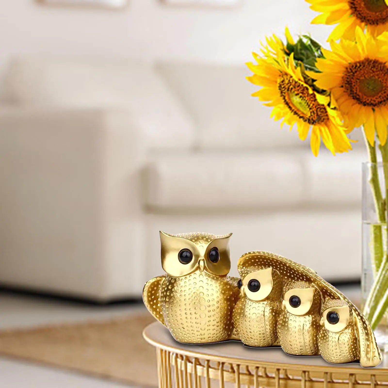 Owl Family Figurine - Homevalley.co.uk