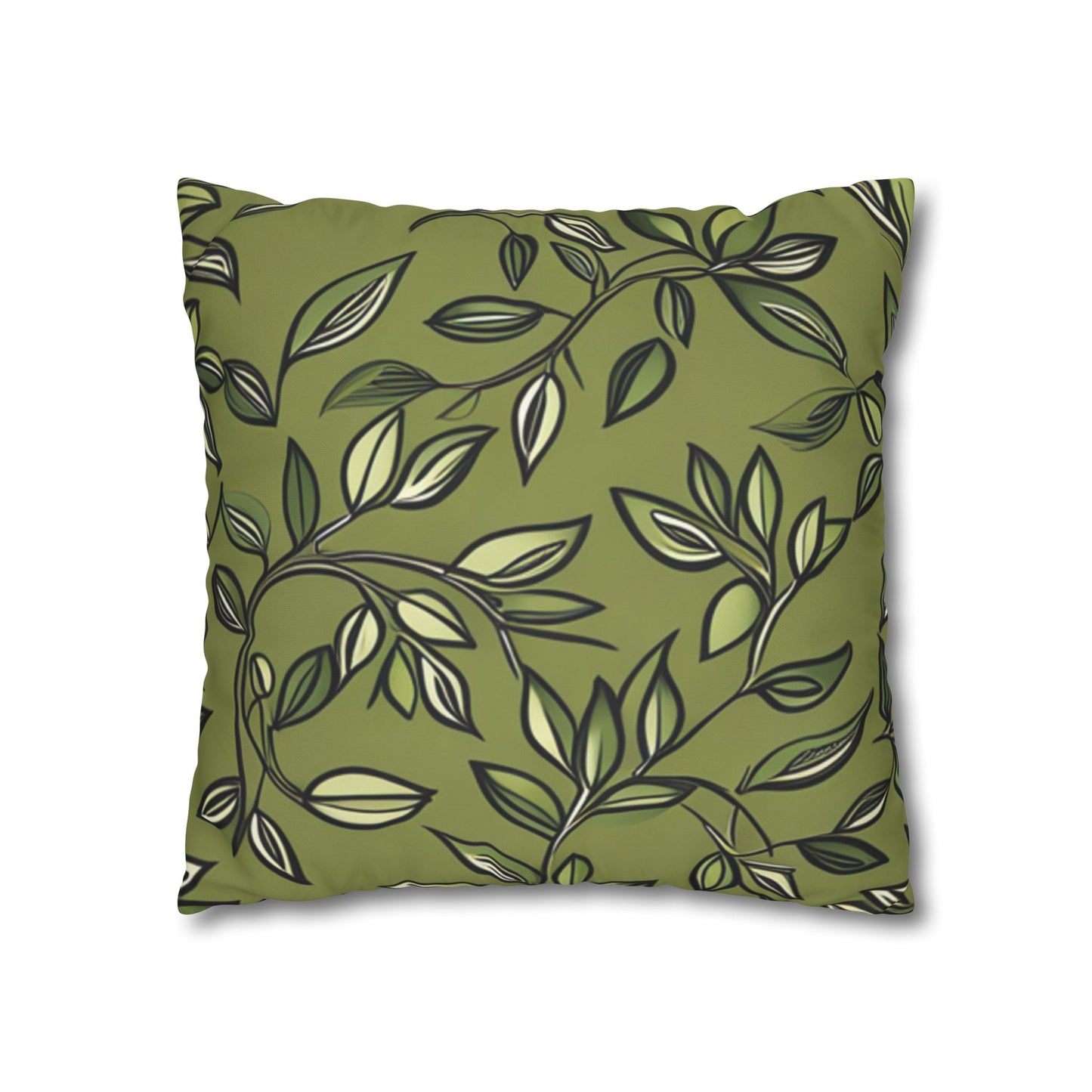 Owl Pillow Case, Owl and Botanicals Pillow Case, Owl Lovers, Birds Lovers, Gift For Her, Gift for Friend - Homevalley.co.uk