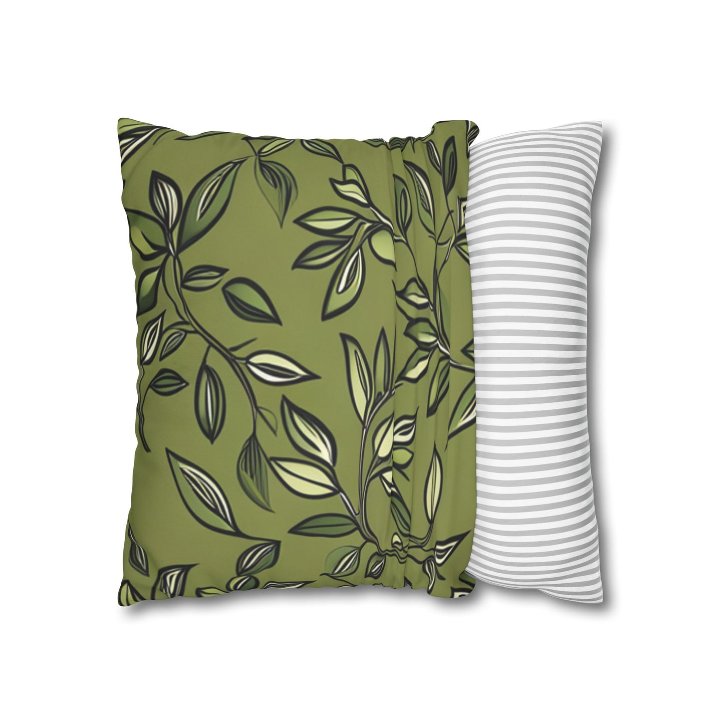 Owl Pillow Case, Owl and Botanicals Pillow Case, Owl Lovers, Birds Lovers, Gift For Her, Gift for Friend - Homevalley.co.uk