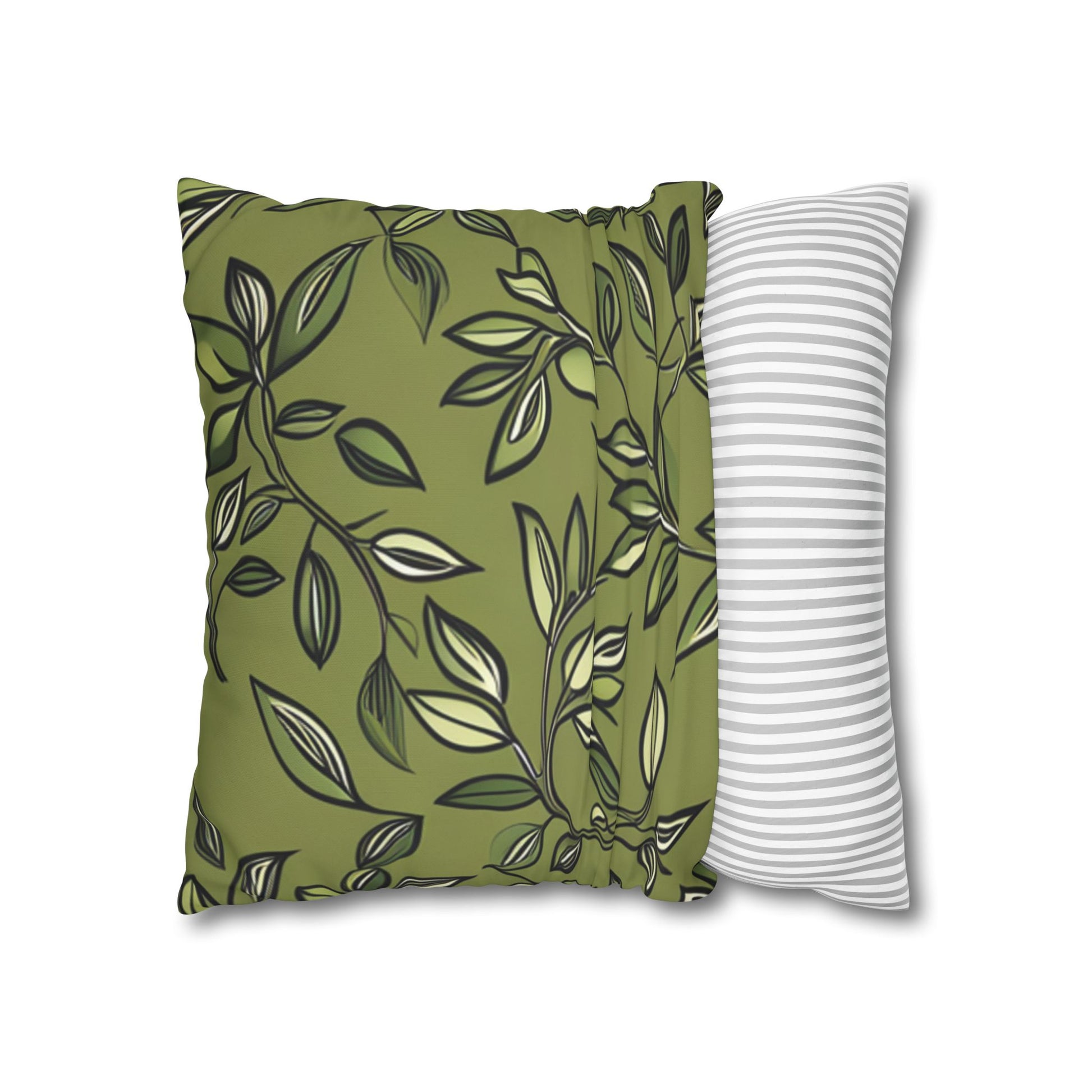 Owl Pillow Case, Owl and Botanicals Pillow Case, Owl Lovers, Birds Lovers, Gift For Her, Gift for Friend - Homevalley.co.uk