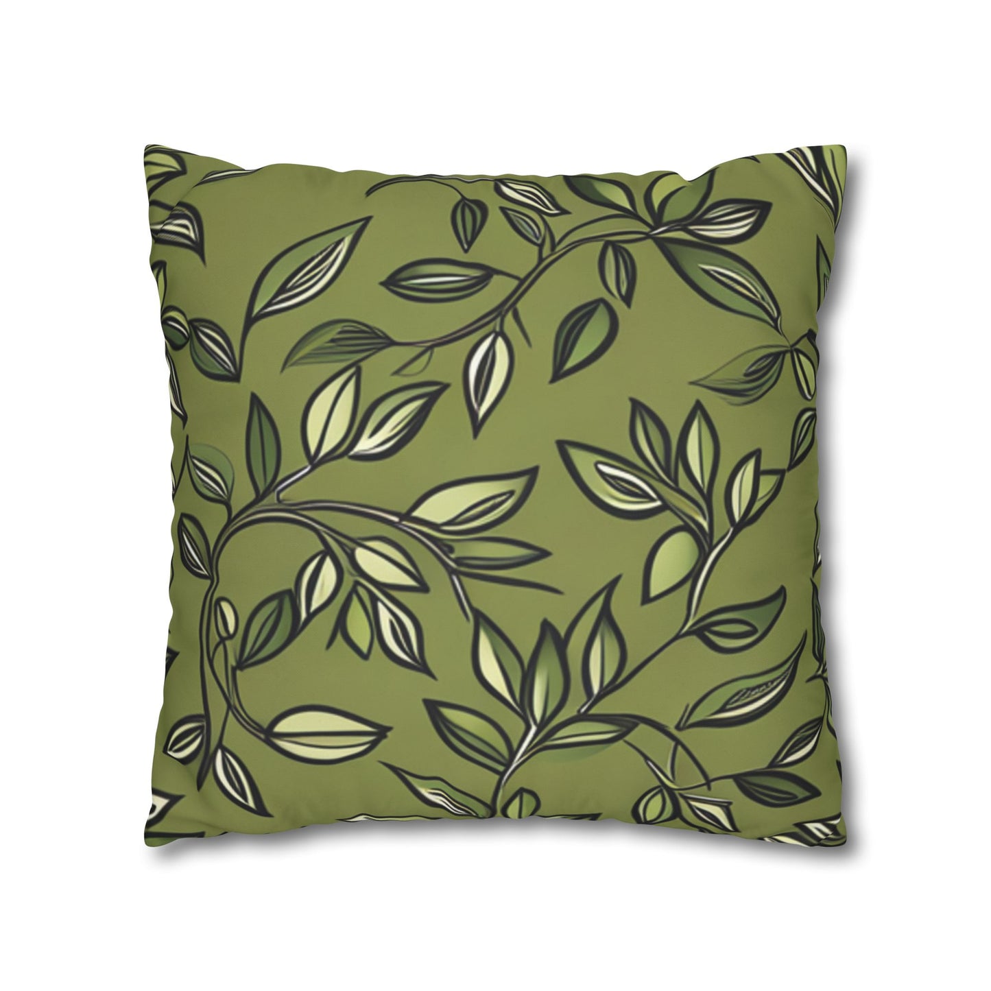 Owl Pillow Case, Owl and Botanicals Pillow Case, Owl Lovers, Birds Lovers, Gift For Her, Gift for Friend - Homevalley.co.uk