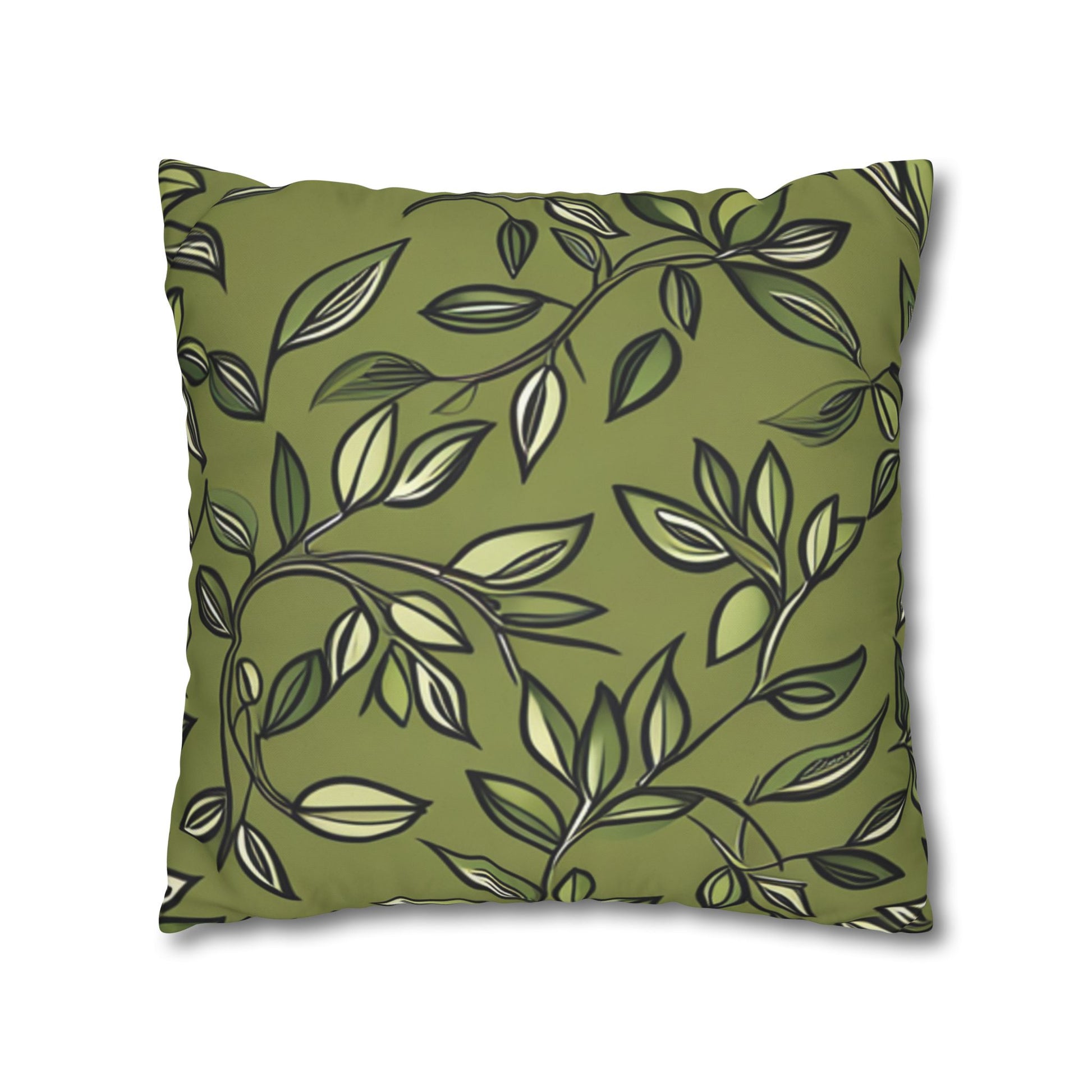 Owl Pillow Case, Owl and Botanicals Pillow Case, Owl Lovers, Birds Lovers, Gift For Her, Gift for Friend - Homevalley.co.uk