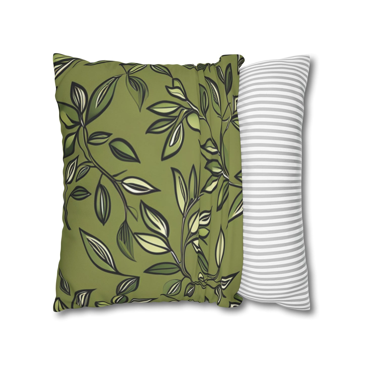 Owl Pillow Case, Owl and Botanicals Pillow Case, Owl Lovers, Birds Lovers, Gift For Her, Gift for Friend - Homevalley.co.uk