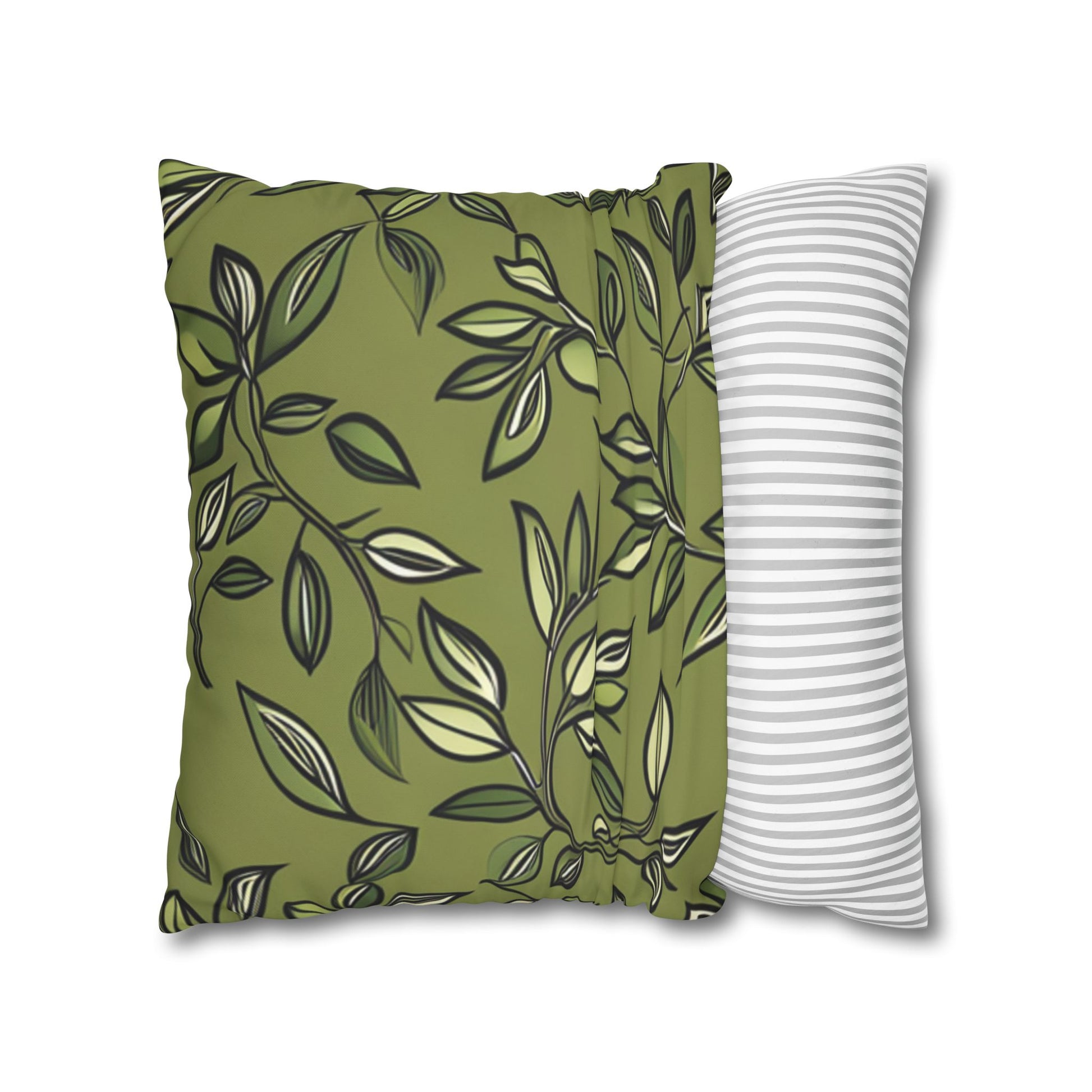 Owl Pillow Case, Owl and Botanicals Pillow Case, Owl Lovers, Birds Lovers, Gift For Her, Gift for Friend - Homevalley.co.uk