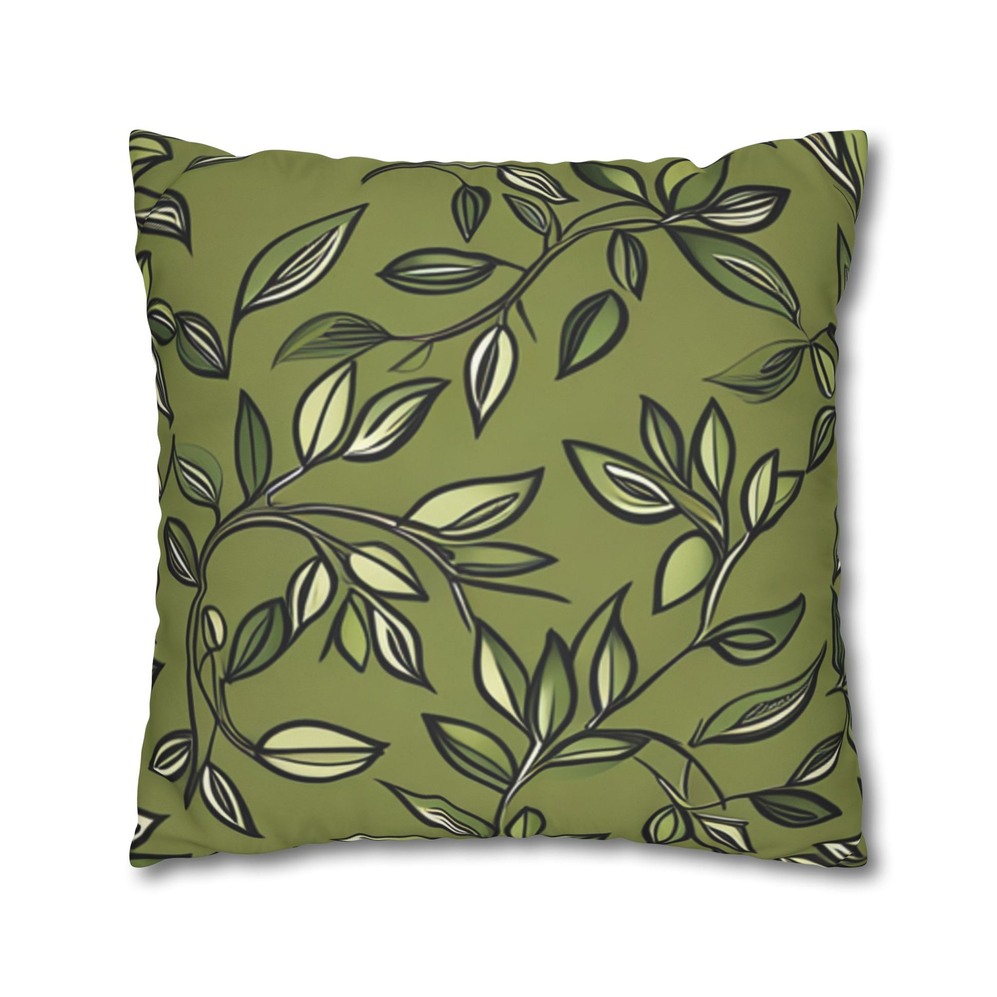 Owl Pillow Case, Owl and Botanicals Pillow Case, Owl Lovers, Birds Lovers, Gift For Her, Gift for Friend - Homevalley.co.uk