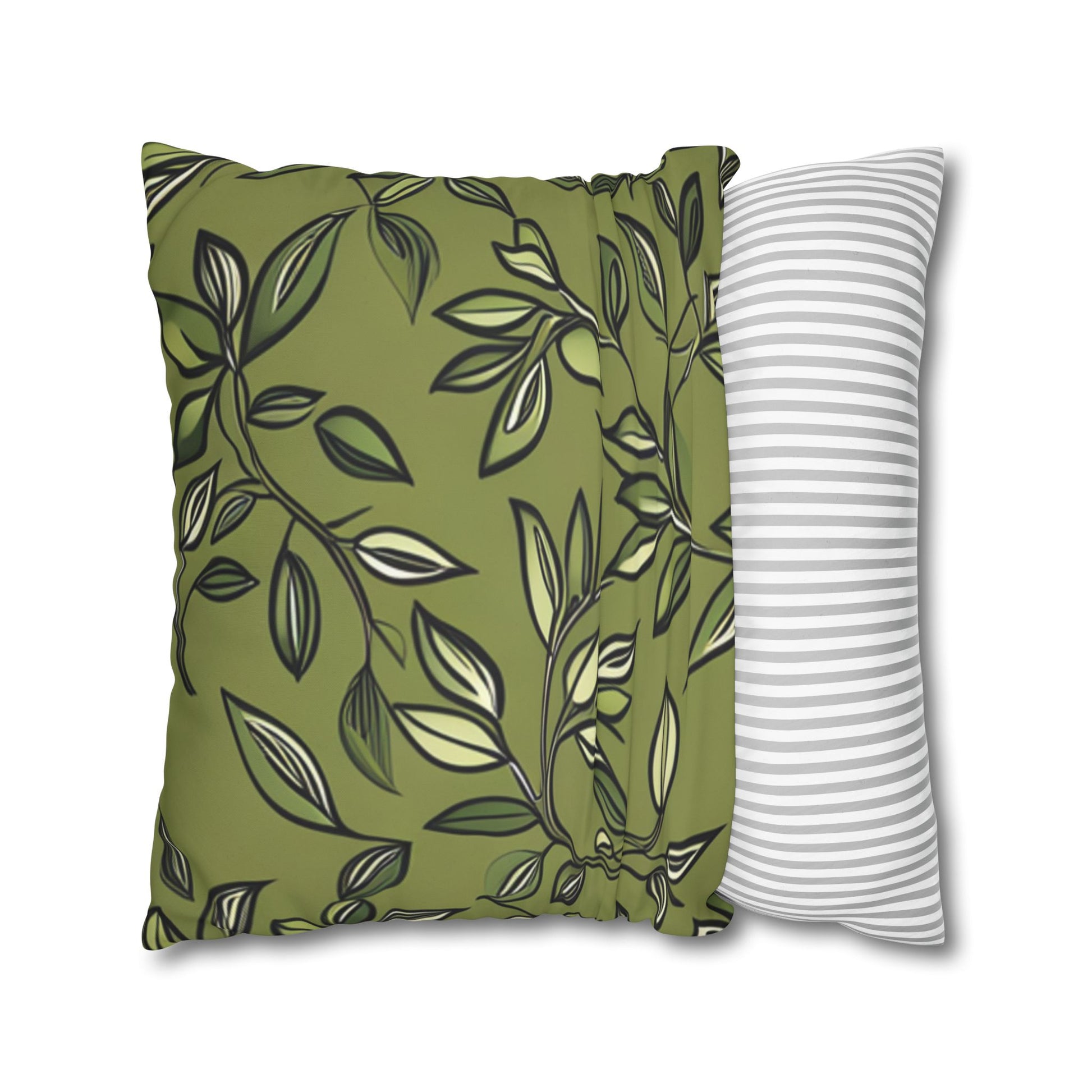 Owl Pillow Case, Owl and Botanicals Pillow Case, Owl Lovers, Birds Lovers, Gift For Her, Gift for Friend - Homevalley.co.uk