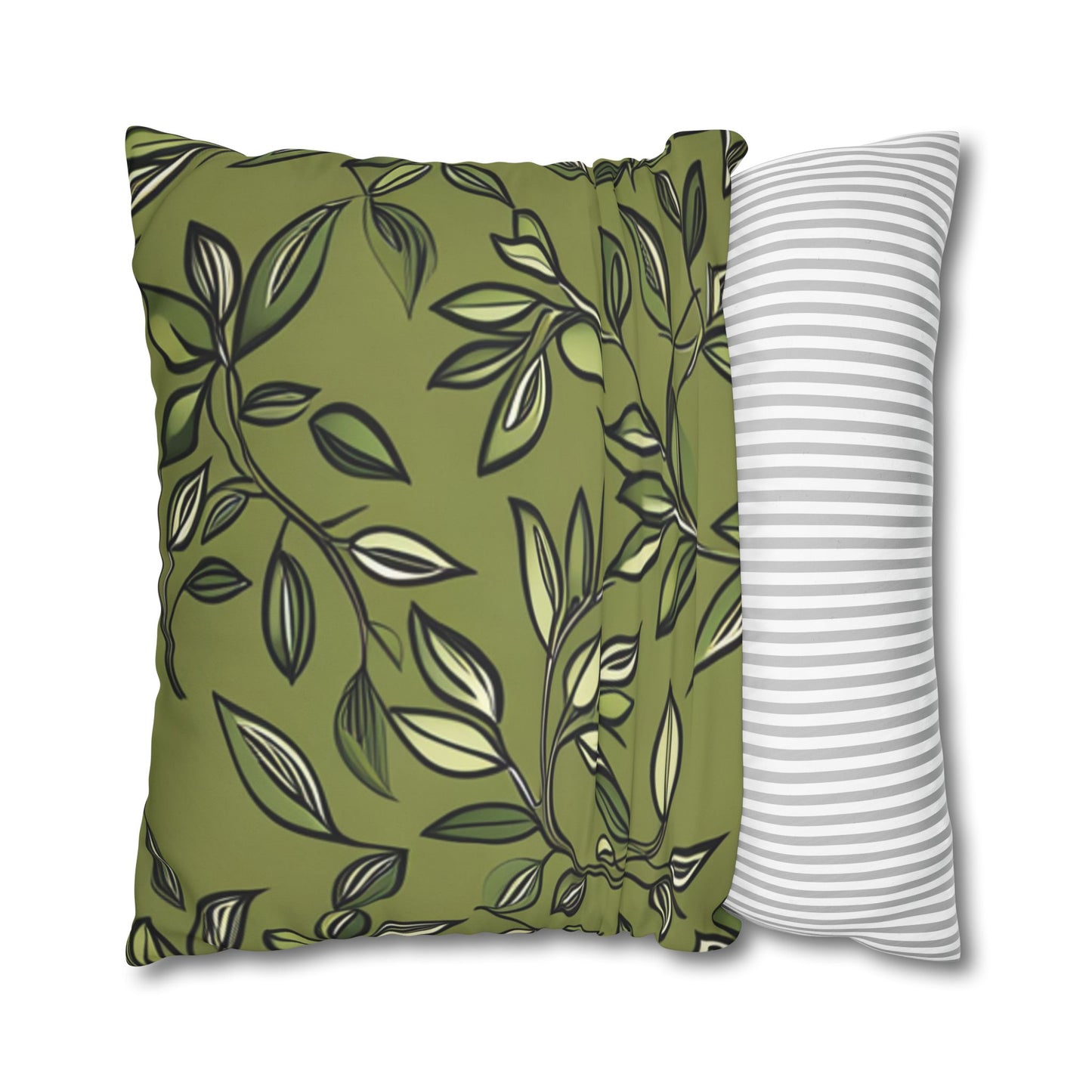 Owl Pillow Case, Owl and Botanicals Pillow Case, Owl Lovers, Birds Lovers, Gift For Her, Gift for Friend - Homevalley.co.uk