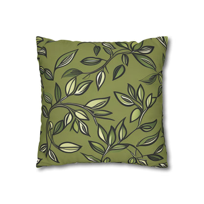 Owl Pillow Case, Owl and Botanicals Pillow Case, Owl Lovers, Birds Lovers, Gift For Her, Gift for Friend - Homevalley.co.uk