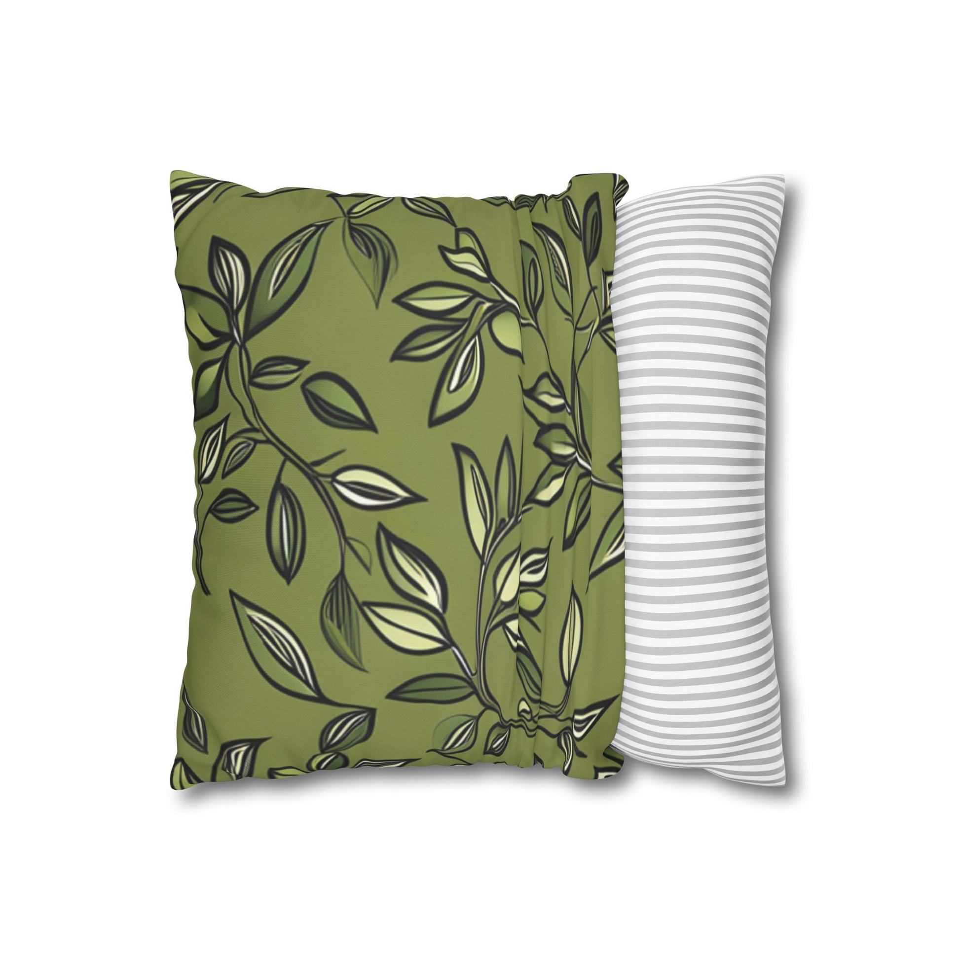 Owl Pillow Case, Owl and Botanicals Pillow Case, Owl Lovers, Birds Lovers, Gift For Her, Gift for Friend - Homevalley.co.uk