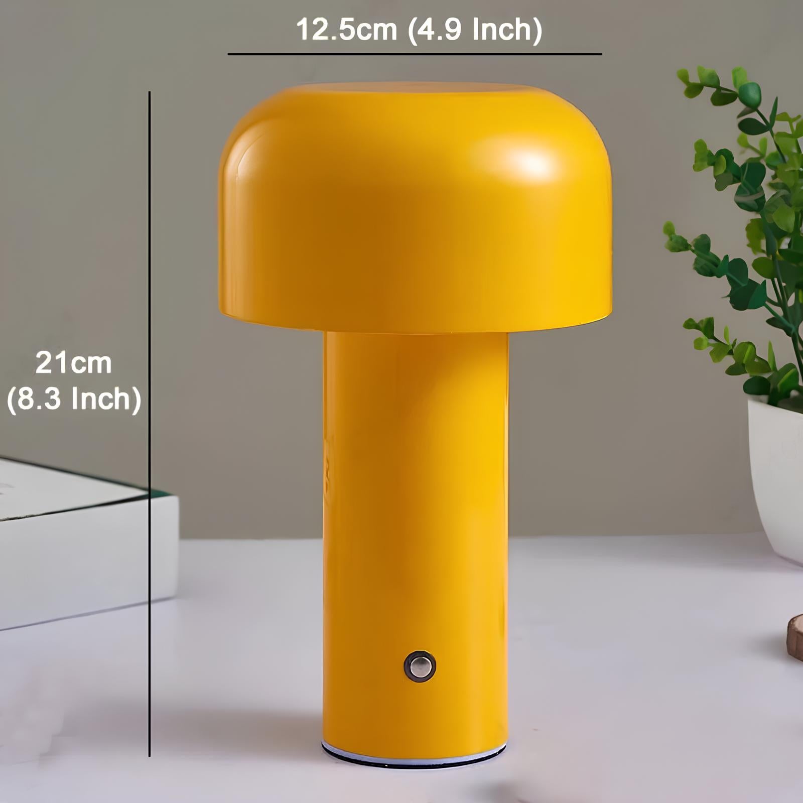 Portable Cordless Dimmable Rechargeable USB Mushroom Table Lamp - Homevalley.co.uk