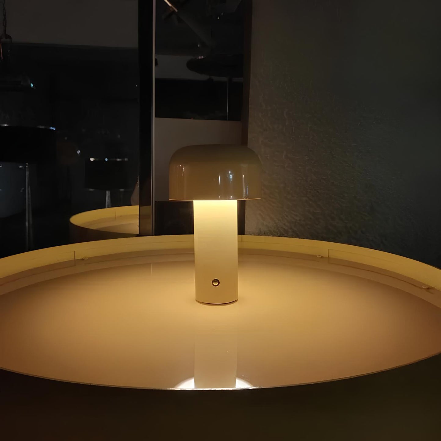 Portable Cordless Dimmable Rechargeable USB Mushroom Table Lamp - Homevalley.co.uk