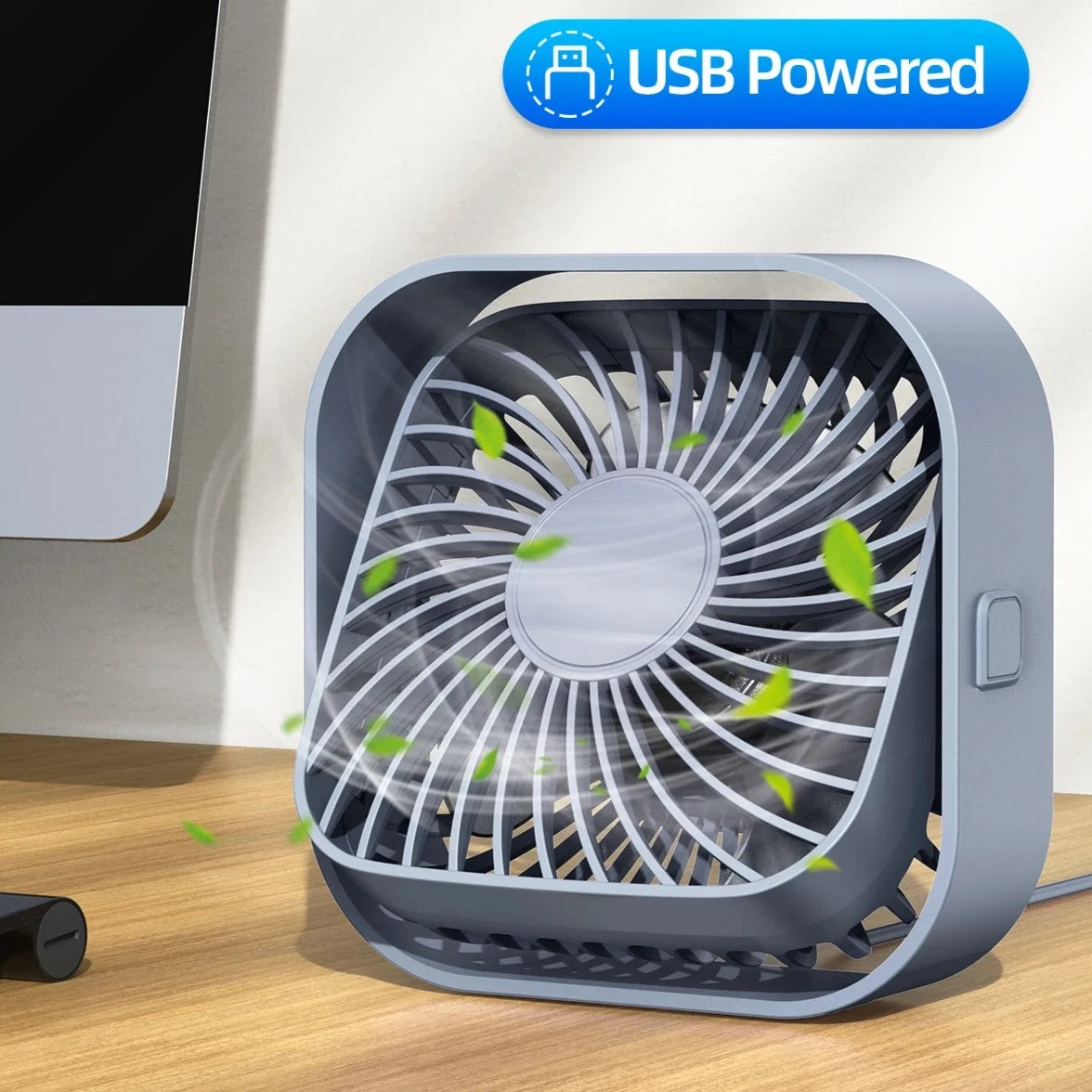 Portable Mini Fan, 360°Rotatable, USB - Homevalley.co.uk