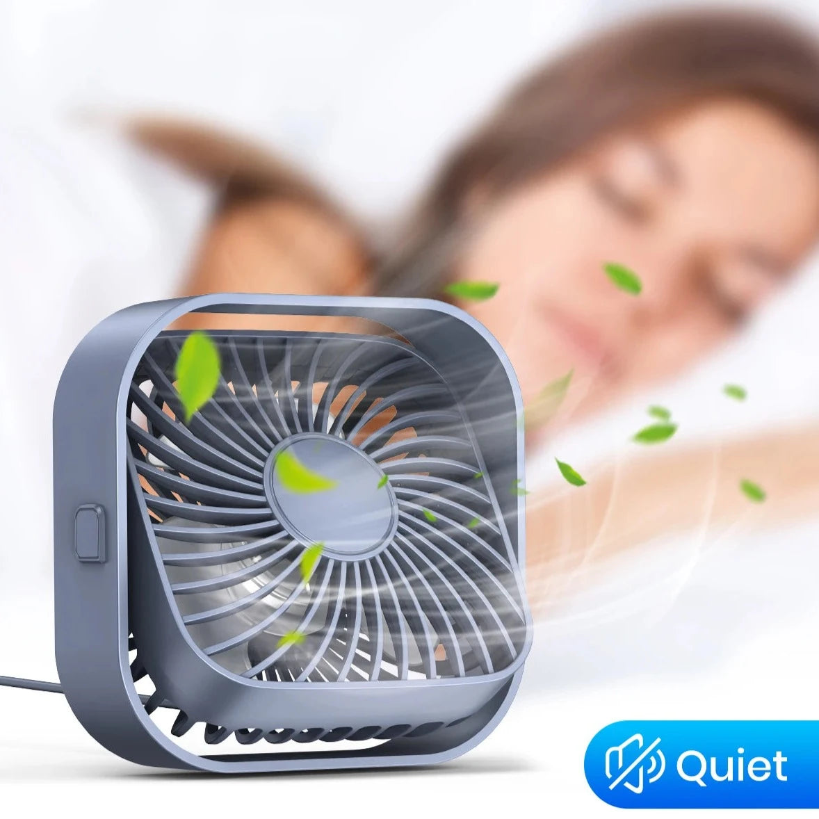 Portable Mini Fan, 360°Rotatable, USB - Homevalley.co.uk