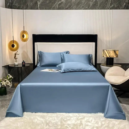 Premium Hotel Quality 1Pc Flat Sheet or pillow cases 1000TC Egyptian Cotton, Luxury Bedding Wrinkle, Stain and Fade Resistant - Homevalley.co.uk