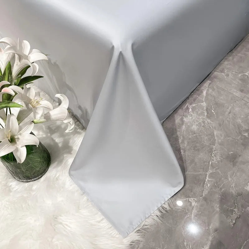 Premium Hotel Quality 1Pc Flat Sheet or pillow cases 1000TC Egyptian Cotton, Luxury Bedding Wrinkle, Stain and Fade Resistant - Homevalley.co.uk