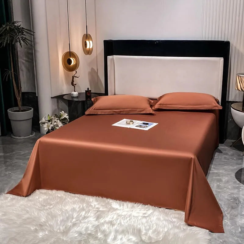 Premium Hotel Quality 1Pc Flat Sheet or pillow cases 1000TC Egyptian Cotton, Luxury Bedding Wrinkle, Stain and Fade Resistant - Homevalley.co.uk