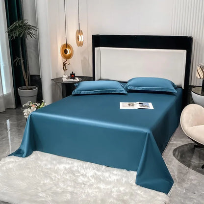 Premium Hotel Quality 1Pc Flat Sheet or pillow cases 1000TC Egyptian Cotton, Luxury Bedding Wrinkle, Stain and Fade Resistant - Homevalley.co.uk