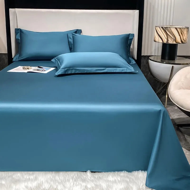 Premium Hotel Quality 1Pc Flat Sheet or pillow cases 1000TC Egyptian Cotton, Luxury Bedding Wrinkle, Stain and Fade Resistant - Homevalley.co.uk